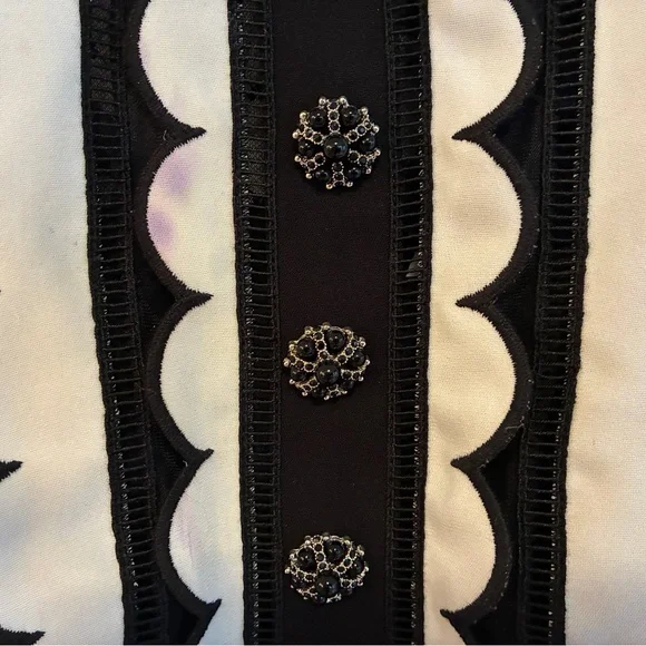 Self-Portrait Black Mini Dress - Picture 6 of 10